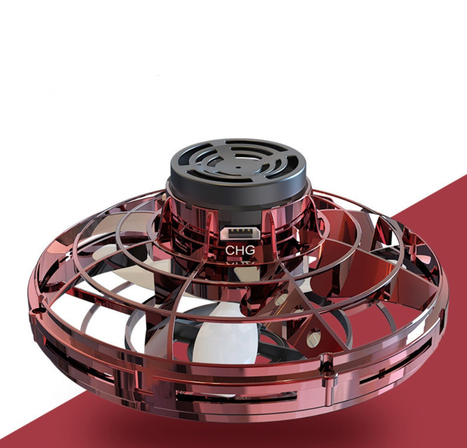 Mini Fingertip Gyro Interactive Decompression Toy Drone LED