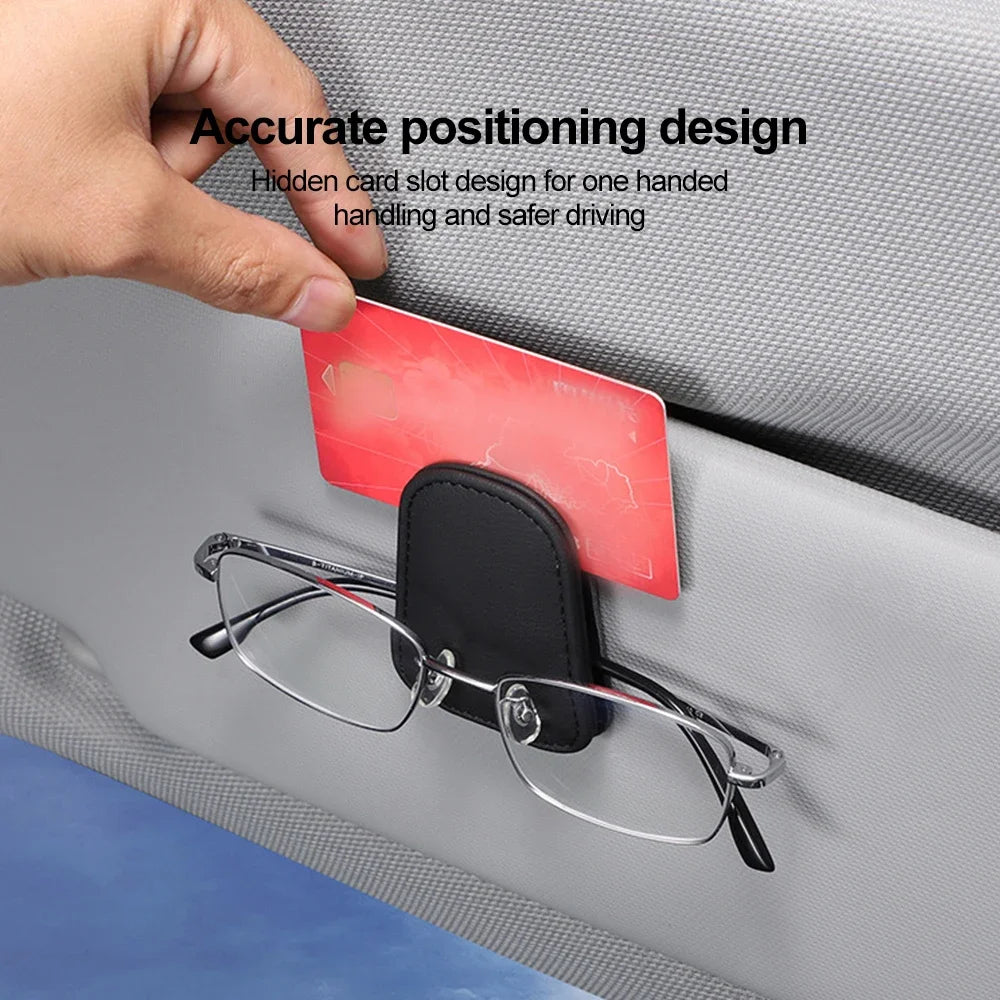Premium sunglass holder for cars