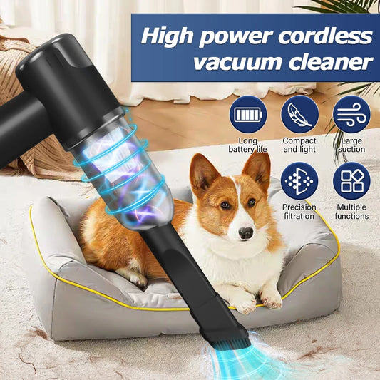 EasyLife™ Portable Mini Car Vacuum Cleaner - High Power & Cordless
