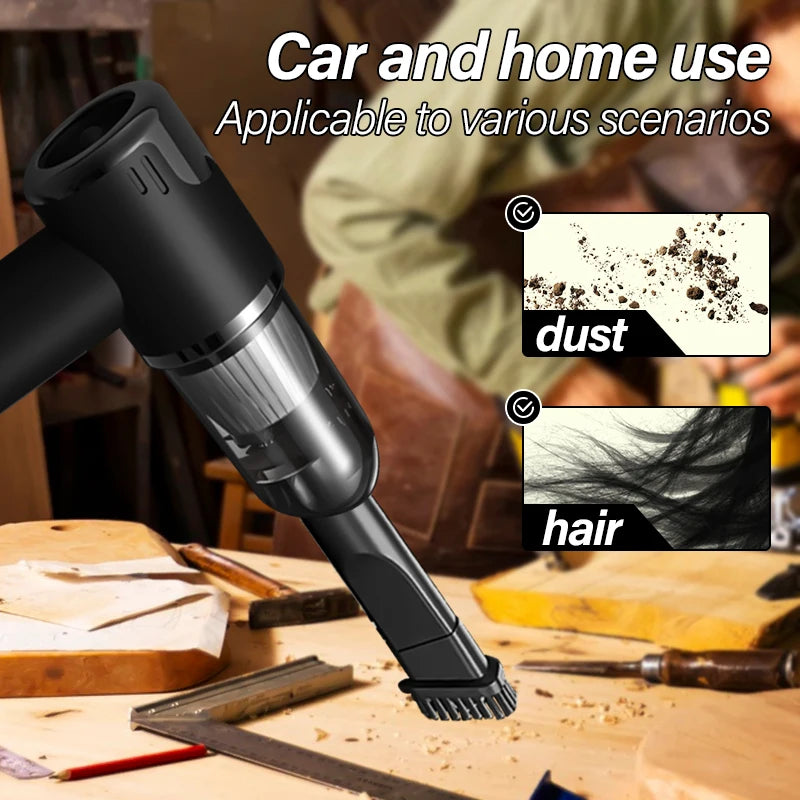 EasyLife™ Portable Mini Car Vacuum Cleaner - High Power & Cordless